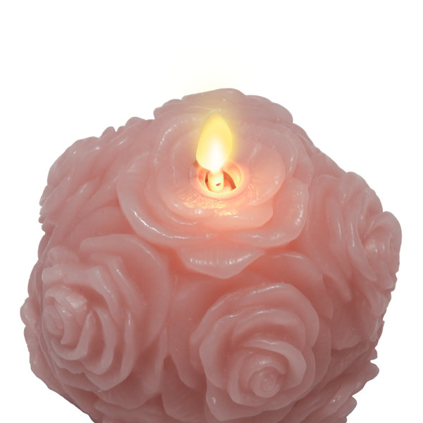 Luminara RoseShaped Candle Sphere Wayfair